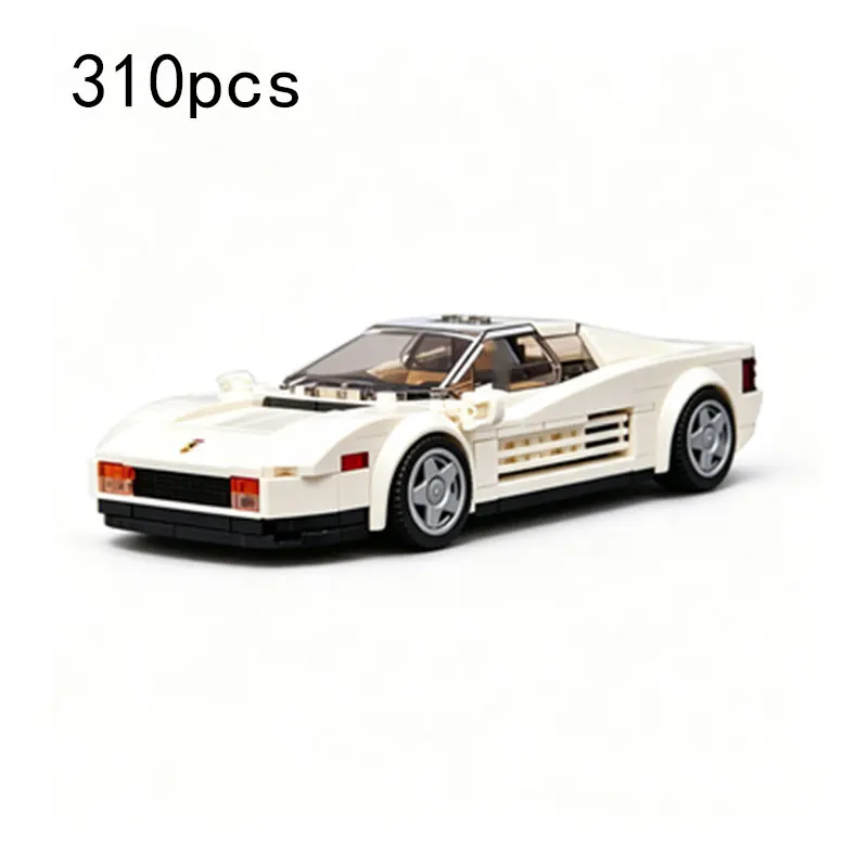 MOC 310PCS Classic Retro White Sports Car Small Particle Building Blocks for Boys' Desktop Collectible Toy
MOC 310PCS Classic Retro White Sports Car Small Particle Building Blocks for Boys' Desktop Collectible Toy