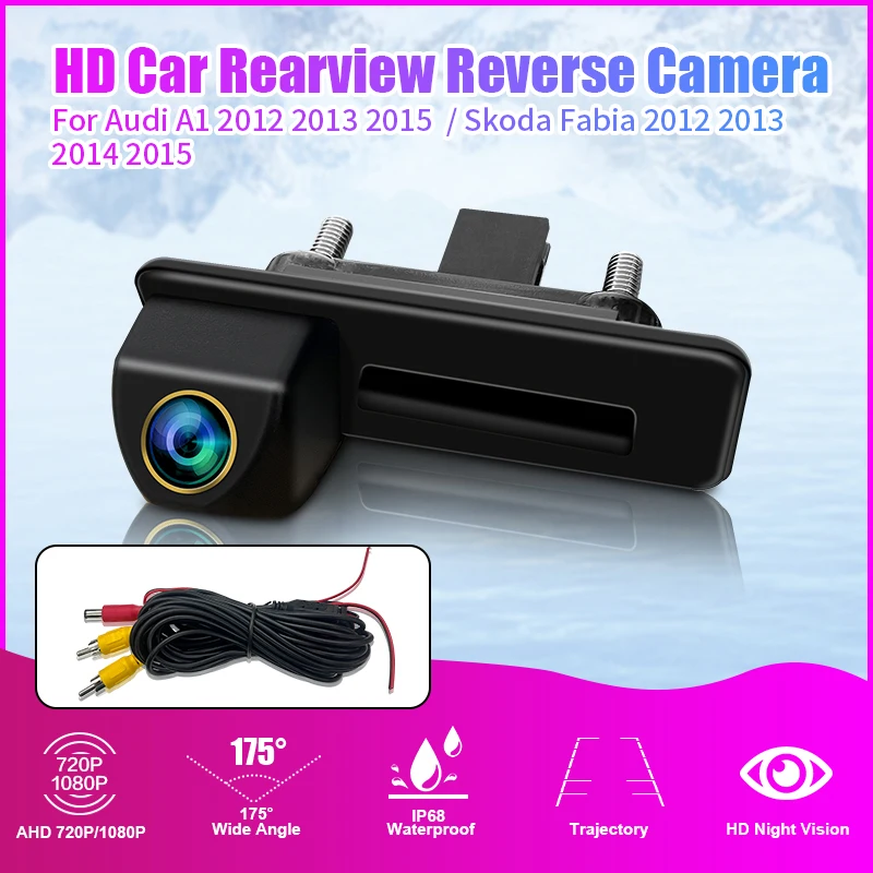 CVBS AHD 1080P Ручка багажника автомобиля Автомобильная камера заднего вида с объективом «рыбий глаз» для Audi A1 A3/Skoda Fabio/Yeti Superb Roomster
CVBS AHD 1080P Ручка багажника автомобиля Автомобильная камера заднего вида с объективом «рыбий глаз» для Audi A1 A3/Skoda Fabio/Yeti Superb Roomster