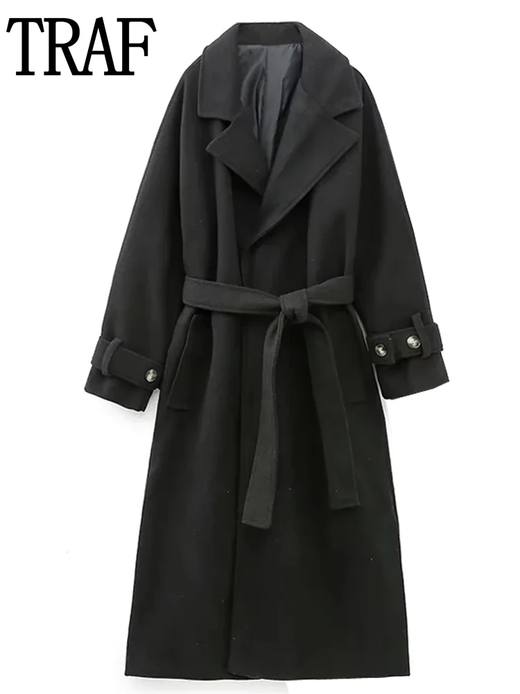TRAF Black Coat Woman Winter 2023 Elegant Faux Sheepskin Long Coat Women New In Outerwears Belt Long Sleeve Womens Jackets
TRAF Black Coat Woman Winter 2023 Elegant Faux Sheepskin Long Coat Women New In Outerwears Belt Long Sleeve Womens Jackets