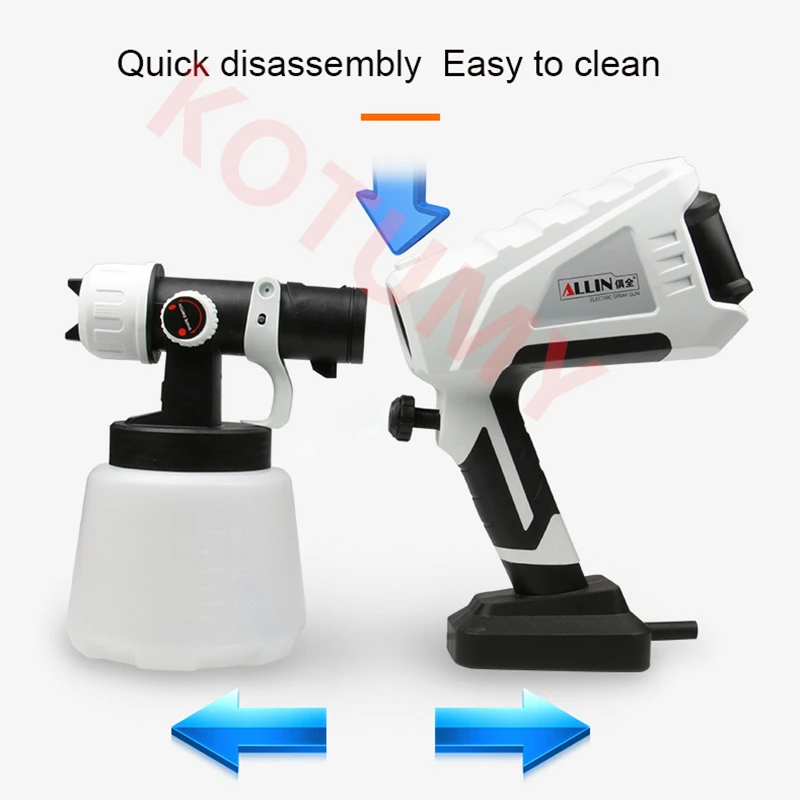 220V Handheld Electric Paint Spraying Gun With 3 Nozzles Wall Paint Sprayer Home DIY Easy Spraying 900ML
220V Handheld Electric Paint Spraying Gun With 3 Nozzles Wall Paint Sprayer Home DIY Easy Spraying 900ML