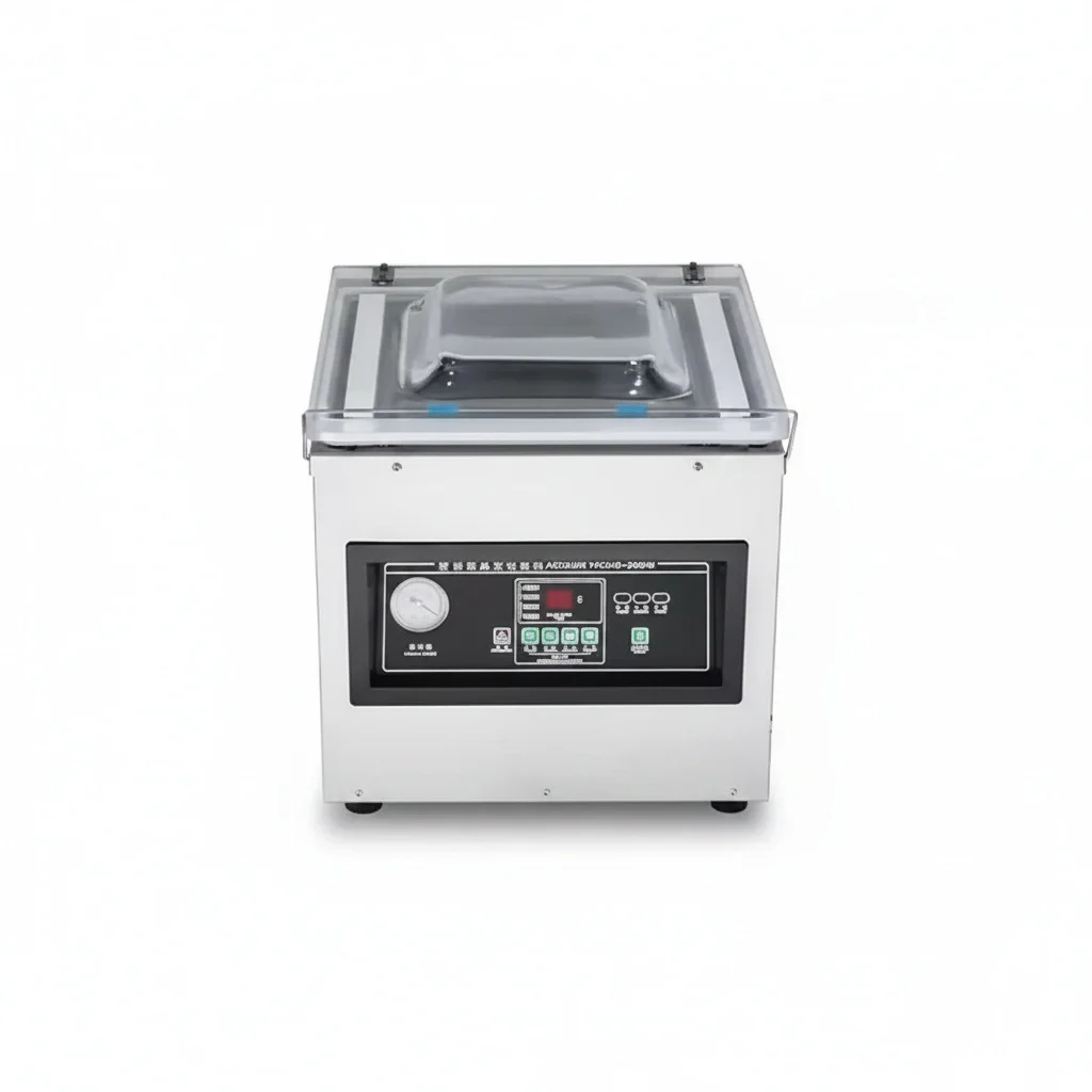 DZ-400/2F Automatic Vacuum Packing Machines Single Chamber Food Vacuum Sealer Machine Sealing Length 400mm
DZ-400/2F Automatic Vacuum Packing Machines Single Chamber Food Vacuum Sealer Machine Sealing Length 400mm