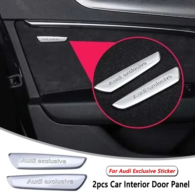 2pcs Audi Sticker Silver Car Interior Audi Exclusive Door Metal Zinc Alloy Door Panel Emblem For Audi TT A4 A5 Q5 A1 Q7 B6 B8 C5
2pcs Audi Sticker Silver Car Interior Audi Exclusive Door Metal Zinc Alloy Door Panel Emblem For Audi TT A4 A5 Q5 A1 Q7 B6 B8 C5