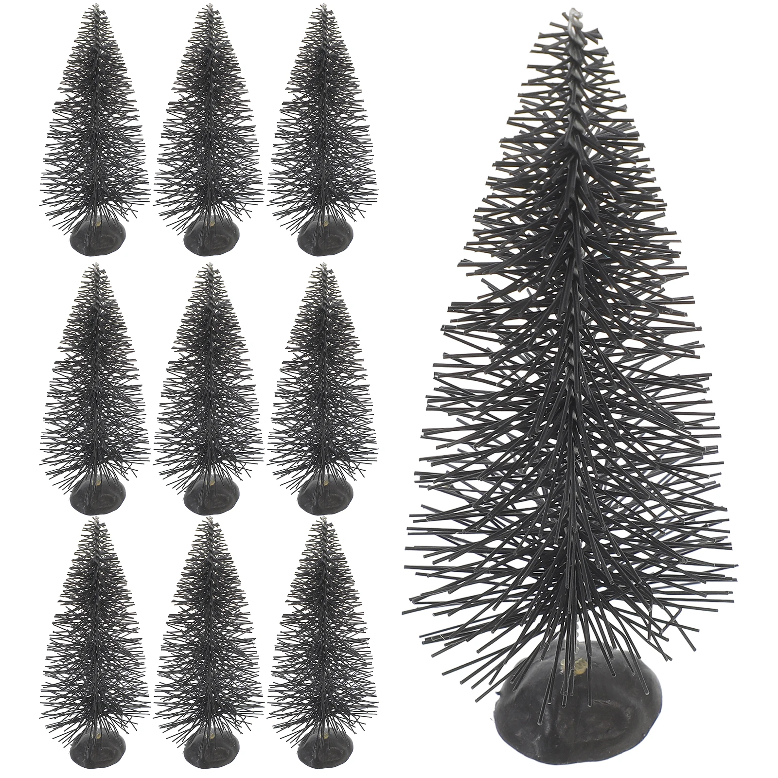 10 Pcs Black Small Trees Decorative Plants 10 5CM Fake Mini Pine Model Spooky Halloween Resin Craft Accessories
10 Pcs Black Small Trees Decorative Plants 10 5CM Fake Mini Pine Model Spooky Halloween Resin Craft Accessories