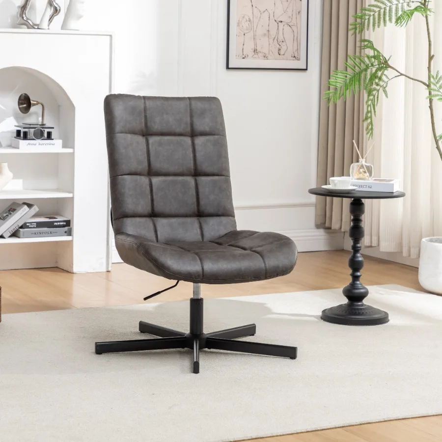 Arlena Faux Leather Tufted Swivel Accent Chair Brown
Arlena Faux Leather Tufted Swivel Accent Chair Brown