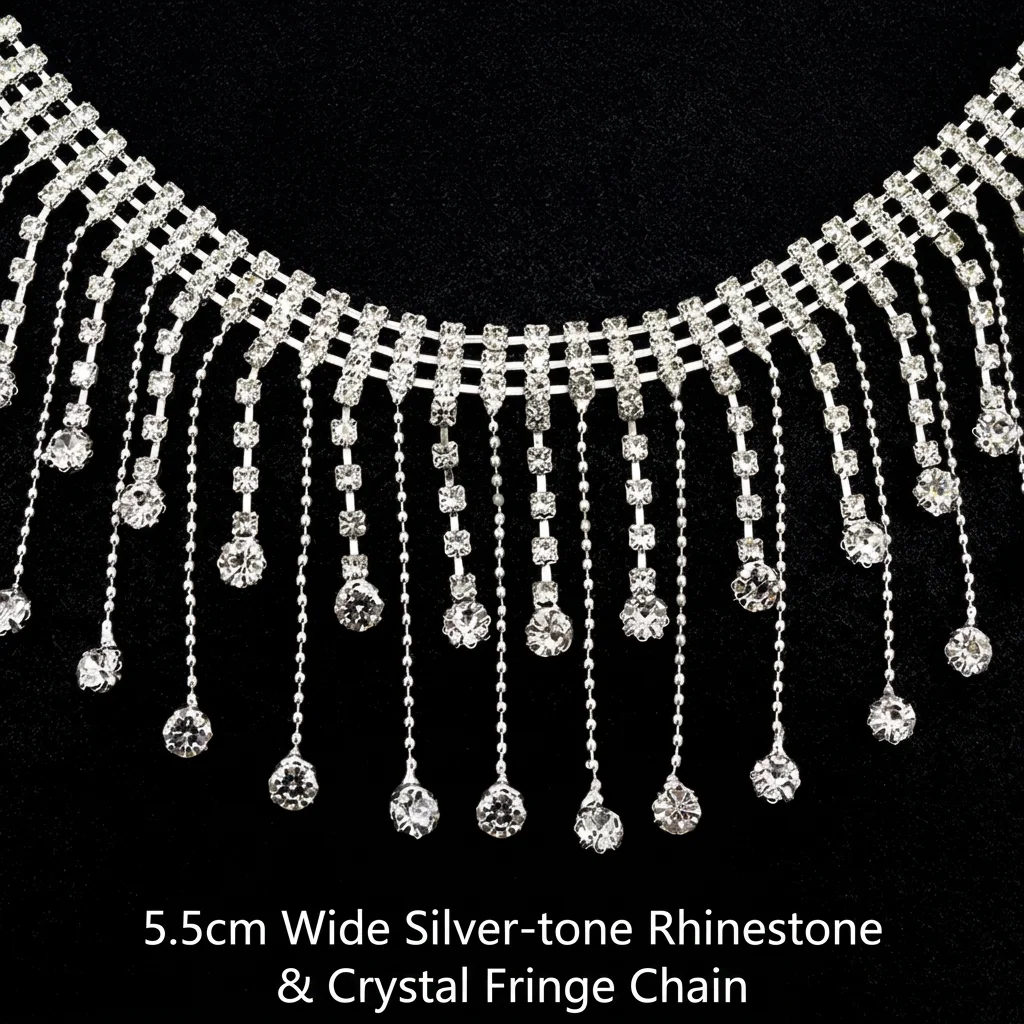 Diy Tassel Chain Customizable Rhinestone Decorative Chain Tassel Fringe Trim Rhinestone Tassel Chain For Formal Outfit
Diy Tassel Chain Customizable Rhinestone Decorative Chain Tassel Fringe Trim Rhinestone Tassel Chain For Formal Outfit