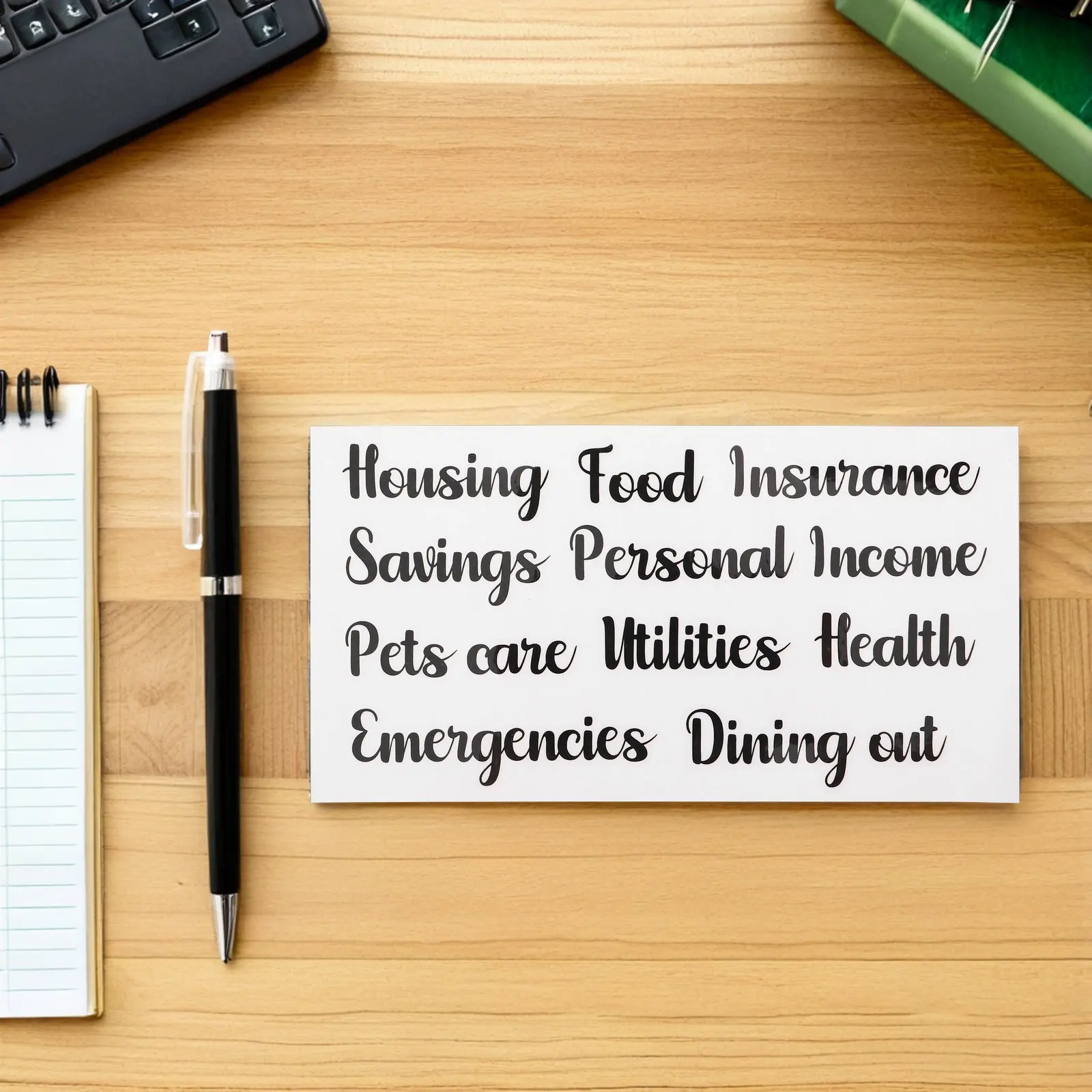 50Pcs Budget Envelope Stickers Unique Letter Design Self Adhesive Waterproof Labels for Cash Envelope Budgeting Monthly Expense
50Pcs Budget Envelope Stickers Unique Letter Design Self Adhesive Waterproof Labels for Cash Envelope Budgeting Monthly Expense