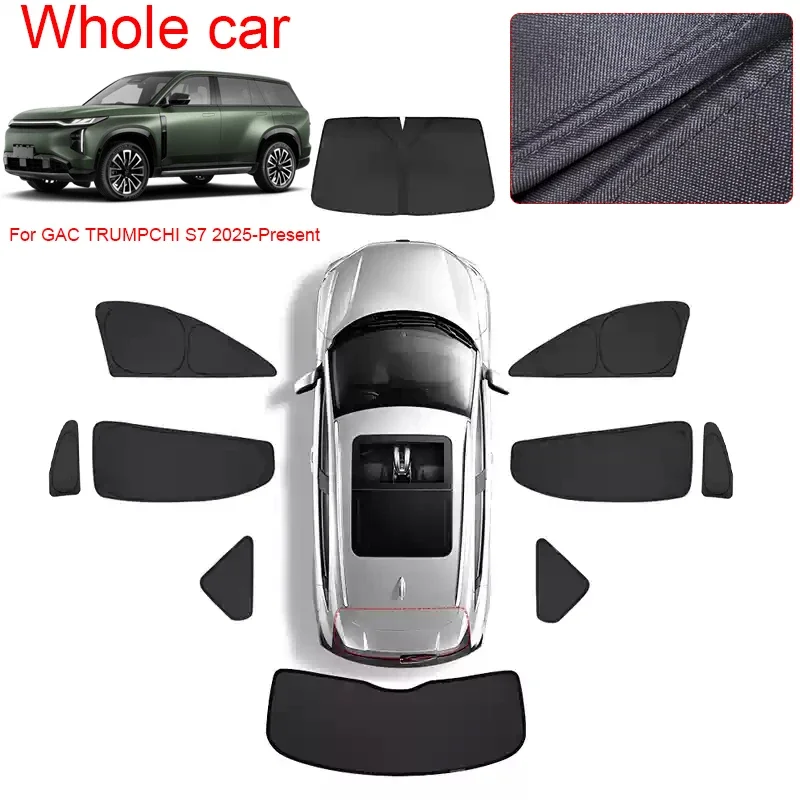 Car Dedicated Privacy Curtain Window Sunshade For GAC TRUMPCHI S7 2025-Present Anti-UV Heat Insulation Protect Cover Accessory
Car Dedicated Privacy Curtain Window Sunshade For GAC TRUMPCHI S7 2025-Present Anti-UV Heat Insulation Protect Cover Accessory