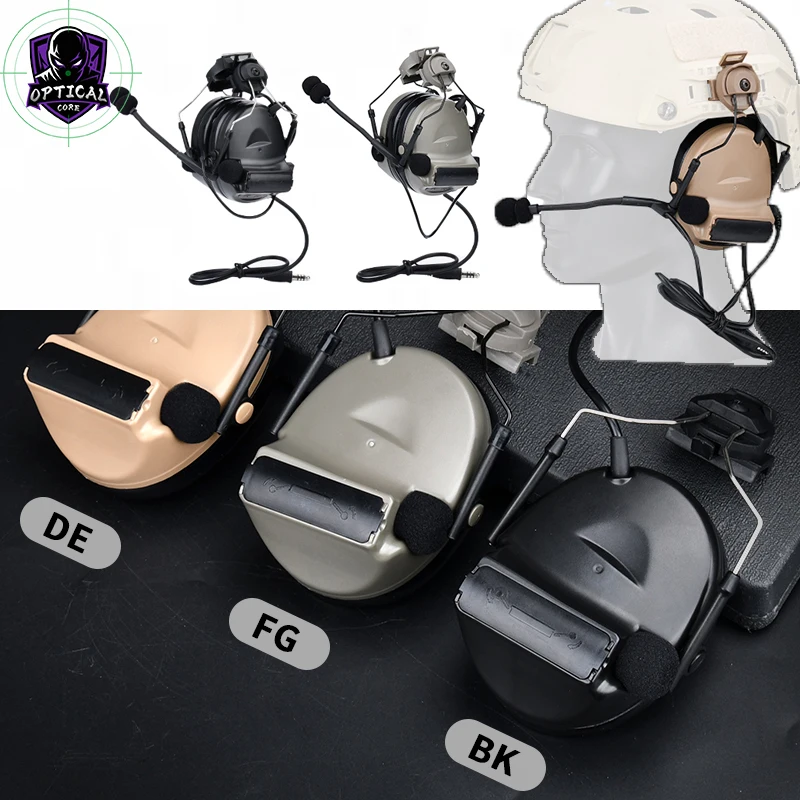 WADSN Comtac II Tactical Headset Mount Fast Helmet Communication Function Noise Reduction U94 PPT T-shaped Adapter KENWOOD Plug
WADSN Comtac II Tactical Headset Mount Fast Helmet Communication Function Noise Reduction U94 PPT T-shaped Adapter KENWOOD Plug