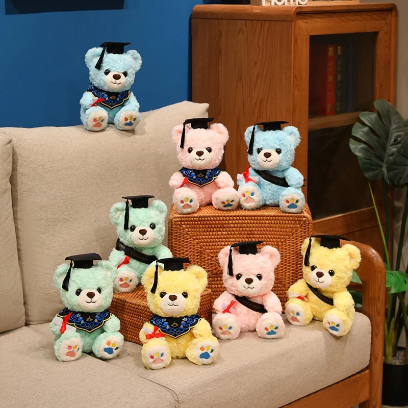 23cm Doctor Bear Plush Toys Cute Stuffed Animal Bear Plushie Wildlife Soft Dolls Girls Boys Graducation Gift Toy Dolls
23cm Doctor Bear Plush Toys Cute Stuffed Animal Bear Plushie Wildlife Soft Dolls Girls Boys Graducation Gift Toy Dolls