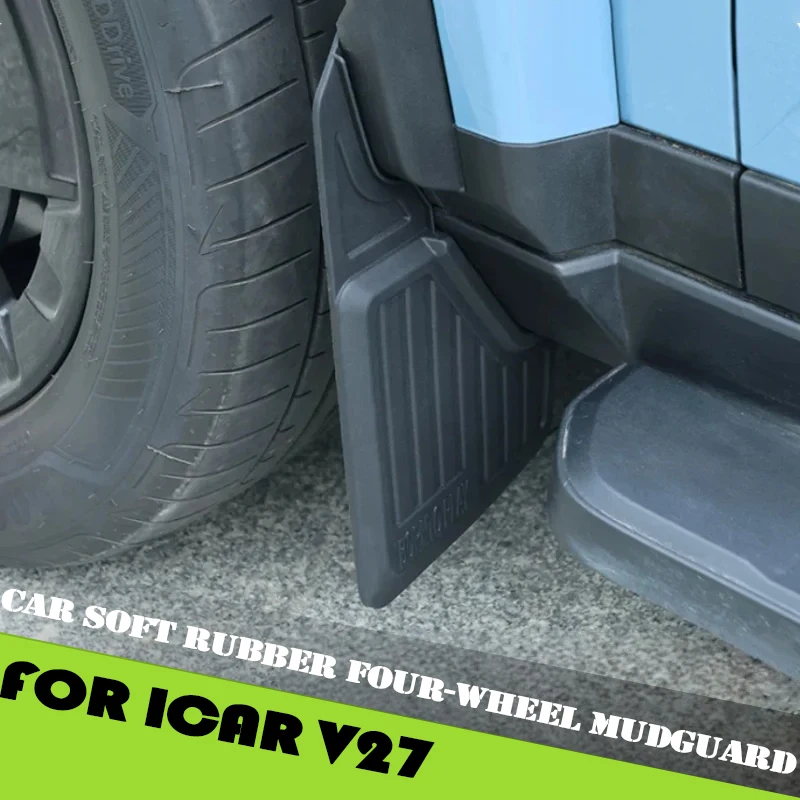 Car Soft Rubber Four-wheel Mudguard Suitable for Chery ICAR V27 2026 Modified Car Extended and Thickened Mudguards Accessories
Car Soft Rubber Four-wheel Mudguard Suitable for Chery ICAR V27 2026 Modified Car Extended and Thickened Mudguards Accessories