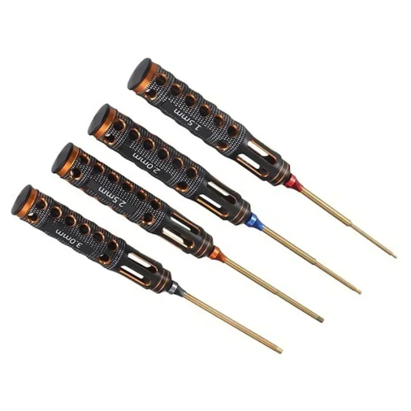 4pcs Rc Model Car Repair Tools Hard Alloy Steel Metal Hex Screwdrivers Tools 1.5/2.0/2.5/3.0mm For Rc Model Cars Airplane Boat
4pcs Rc Model Car Repair Tools Hard Alloy Steel Metal Hex Screwdrivers Tools 1.5/2.0/2.5/3.0mm For Rc Model Cars Airplane Boat