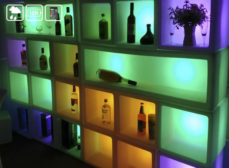 LED square ice bucket combination wine cabinet storage colorful remote control luminous champagne ice bucket
LED square ice bucket combination wine cabinet storage colorful remote control luminous champagne ice bucket