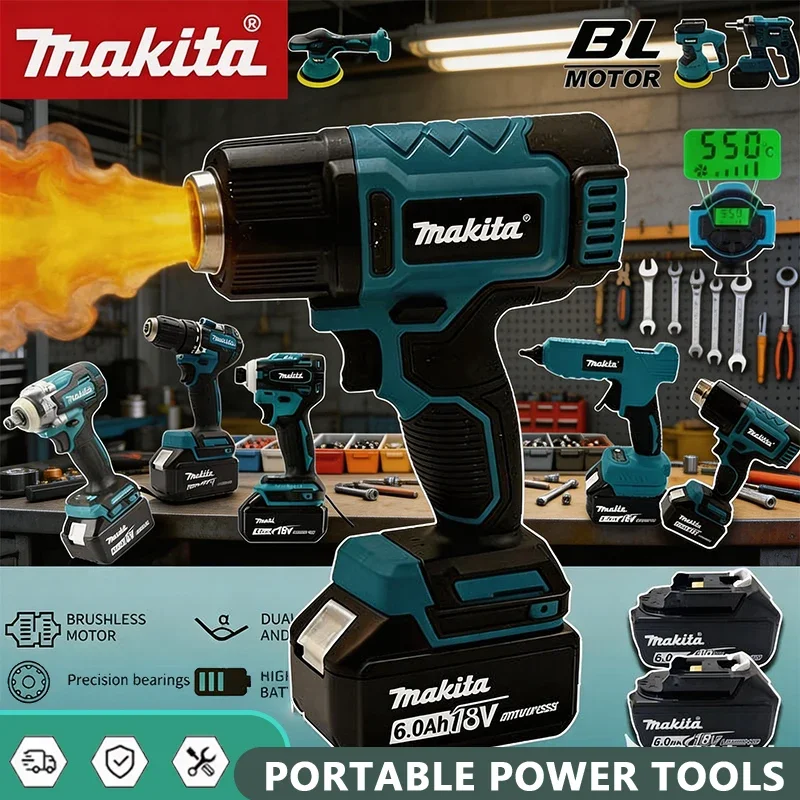 Оптовая продажа инструментов Makita: Термофен электрический, беспроводная ручная пила с возвратно-поступательным движением, портативная пила, электроинструменты
Оптовая продажа инструментов Makita: Термофен электрический, беспроводная ручная пила с возвратно-поступательным движением, портативная пила, электроинструменты