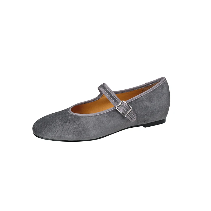 Premium Suede Mary Jane Shoes 1cm Flat Heel Round Toe Single Buckle Strap Black Coffee Grey Whimsical Women Casual
Premium Suede Mary Jane Shoes 1cm Flat Heel Round Toe Single Buckle Strap Black Coffee Grey Whimsical Women Casual