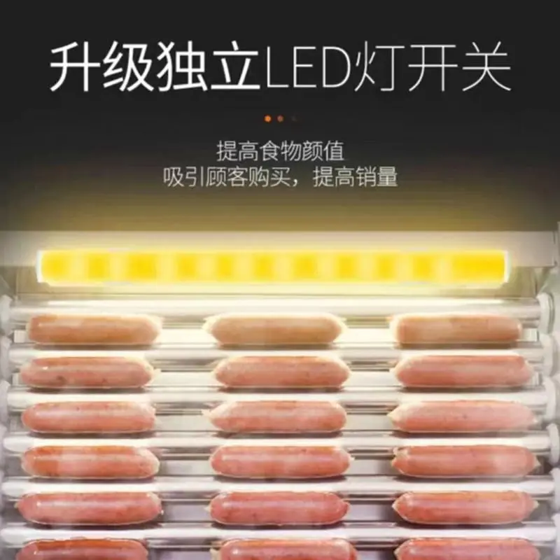 crispy starch sausage grill machine, stall hot dog machine, grilled sausage machine, fully automatic temperature control
crispy starch sausage grill machine, stall hot dog machine, grilled sausage machine, fully automatic temperature control