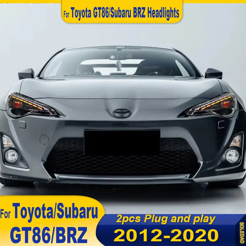RGB Car Headlights For Toyota GT86/Subaru BRZ LED Headlight 2012-2020 Signals Auto Accessories Daytime Running Lights 2PCS
RGB Car Headlights For Toyota GT86/Subaru BRZ LED Headlight 2012-2020 Signals Auto Accessories Daytime Running Lights 2PCS