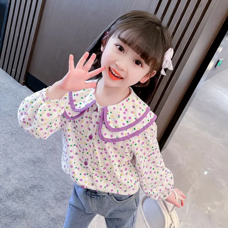 2023 new spring autumn summer Girls Kids Boys Dot shirt comfortable cute baby Clothes Children Clothing
2023 new spring autumn summer Girls Kids Boys Dot shirt comfortable cute baby Clothes Children Clothing