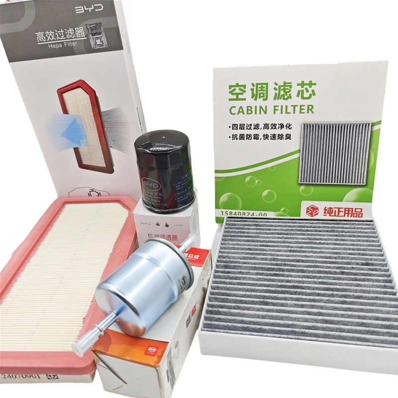 4pcs/set Filter Set for BYD TANG L, Air,Oil,Cabin,Fuel Filter (MUST GIVE THE CAR VIN)
4pcs/set Filter Set for BYD TANG L, Air,Oil,Cabin,Fuel Filter (MUST GIVE THE CAR VIN)