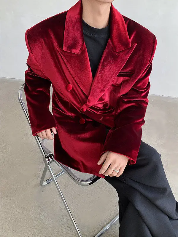 Мужской винтажный пиджак Red Velvet с подплечниками, длинными рукавами, повседневный, модный, весенне-осенний, верхняя одежда
Мужской винтажный пиджак Red Velvet с подплечниками, длинными рукавами, повседневный, модный, весенне-осенний, верхняя одежда