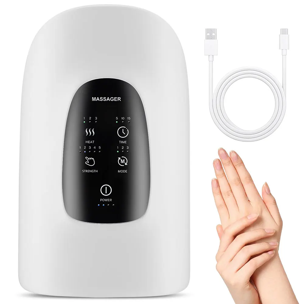 Wireless Electric Hand Massager Air Compression Hot Compress Palm Acupoint Massager Finger Arthritis Numbness Muscle Relaxation
Wireless Electric Hand Massager Air Compression Hot Compress Palm Acupoint Massager Finger Arthritis Numbness Muscle Relaxation
