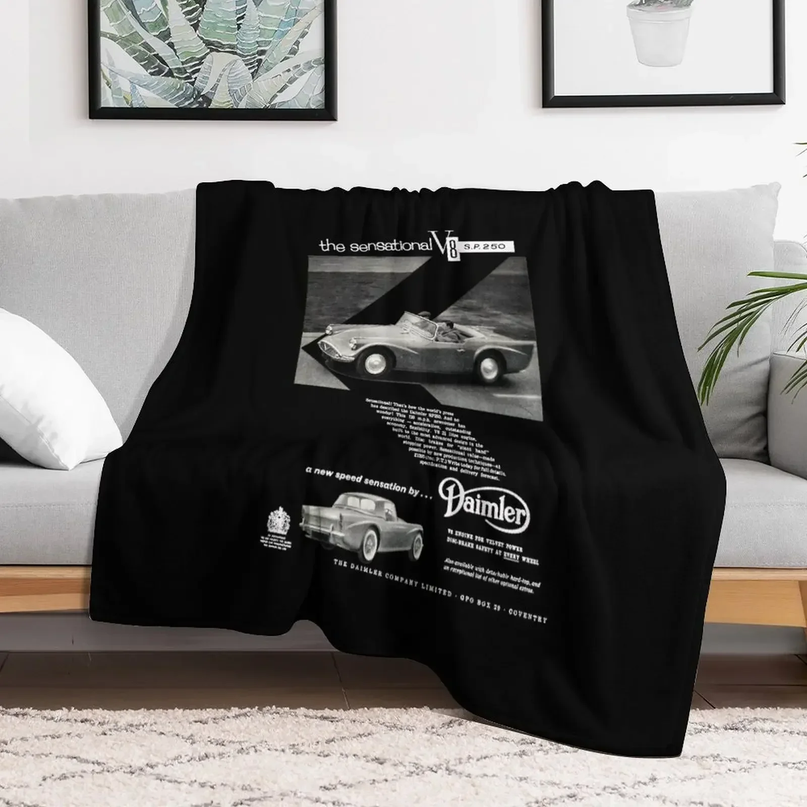 DAIMLER SP250 DART Throw Blanket Bed Fashionable Designers Luxury Thicken Retros Blankets
DAIMLER SP250 DART Throw Blanket Bed Fashionable Designers Luxury Thicken Retros Blankets