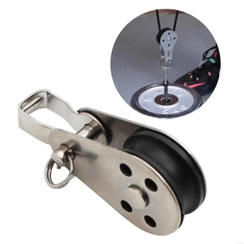 B0KC 5pcs Stainless Steel Pulley Block Hanging Wire Towing Wheel Lifting Rope for Crane Marine Sailing
B0KC 5pcs Stainless Steel Pulley Block Hanging Wire Towing Wheel Lifting Rope for Crane Marine Sailing
