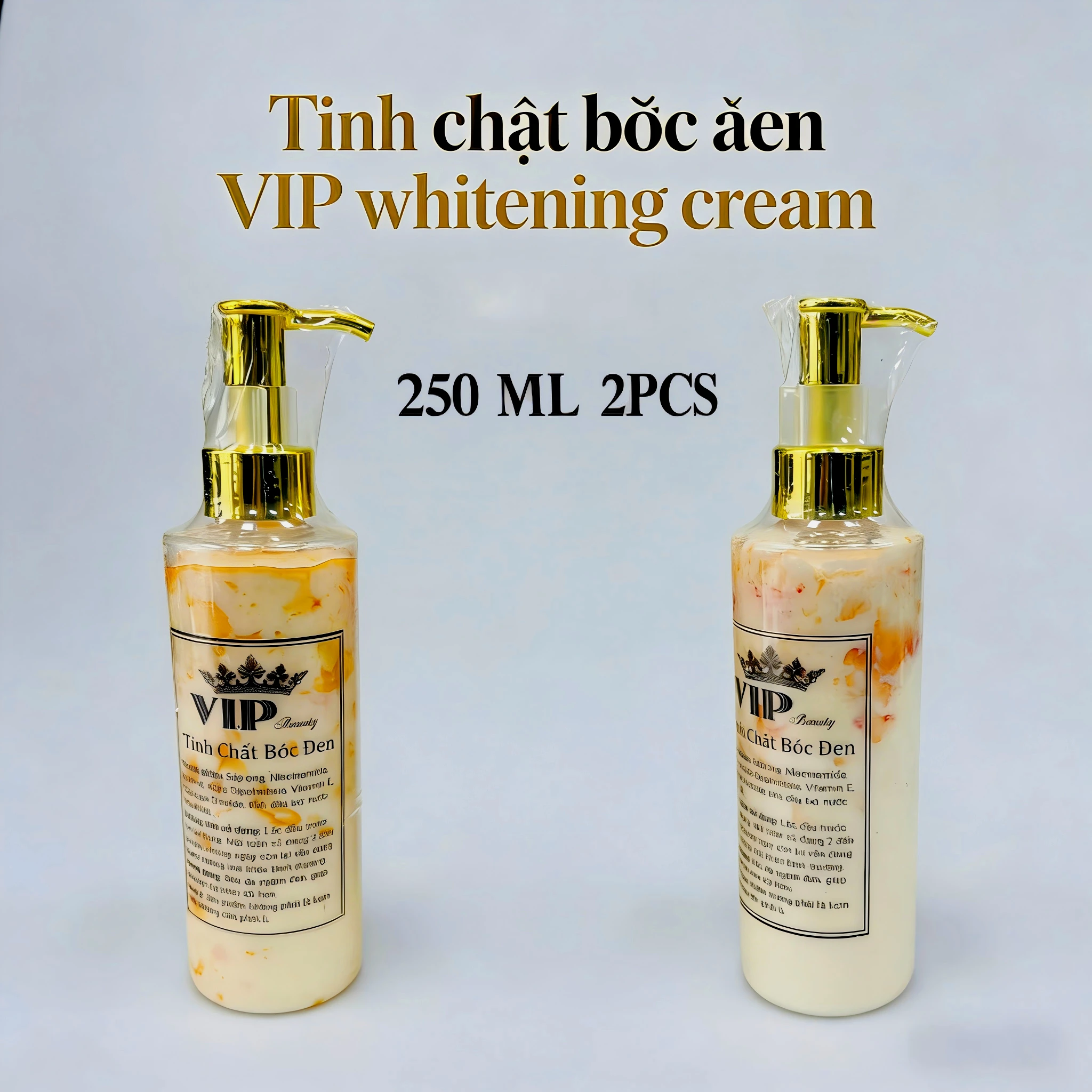 250ML Kem Body Tinh Chất Bốc Đen VIP Beauty Whitening Cream WithReducing Melanin Whiter Ski Soothing Moisturizing Whiteing
250ML Kem Body Tinh Chất Bốc Đen VIP Beauty Whitening Cream WithReducing Melanin Whiter Ski Soothing Moisturizing Whiteing