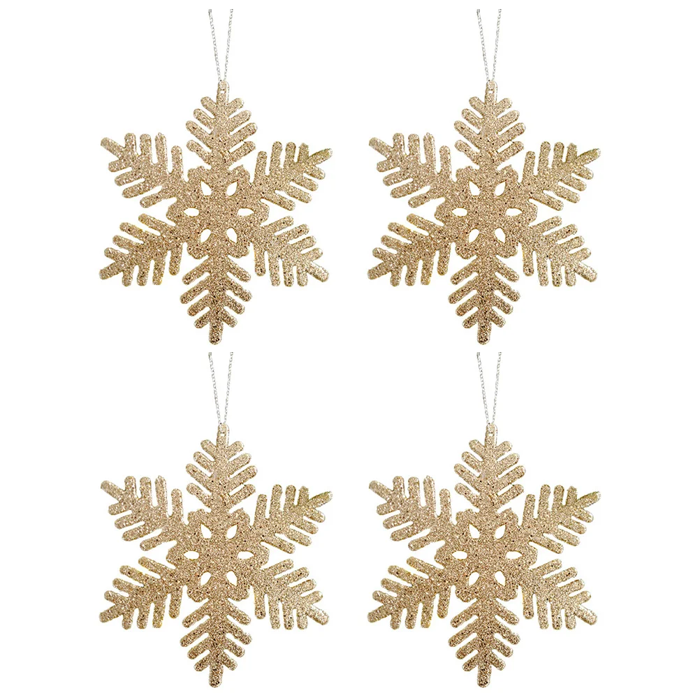 4 Pcs Christmas Snowflake Hanging naments Golden Color Xmas Tree Decor Party Props Festive Home Wall Door Garden
4 Pcs Christmas Snowflake Hanging naments Golden Color Xmas Tree Decor Party Props Festive Home Wall Door Garden