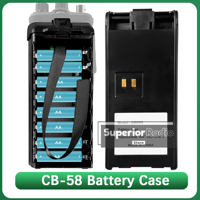 QYT CB-58 Battery Case For CB Walkie Talkie Support 8PCS AA Battery Compatible With QYT CB-58 Walkie Talkie Two Way Ham Radios
QYT CB-58 Battery Case For CB Walkie Talkie Support 8PCS AA Battery Compatible With QYT CB-58 Walkie Talkie Two Way Ham Radios