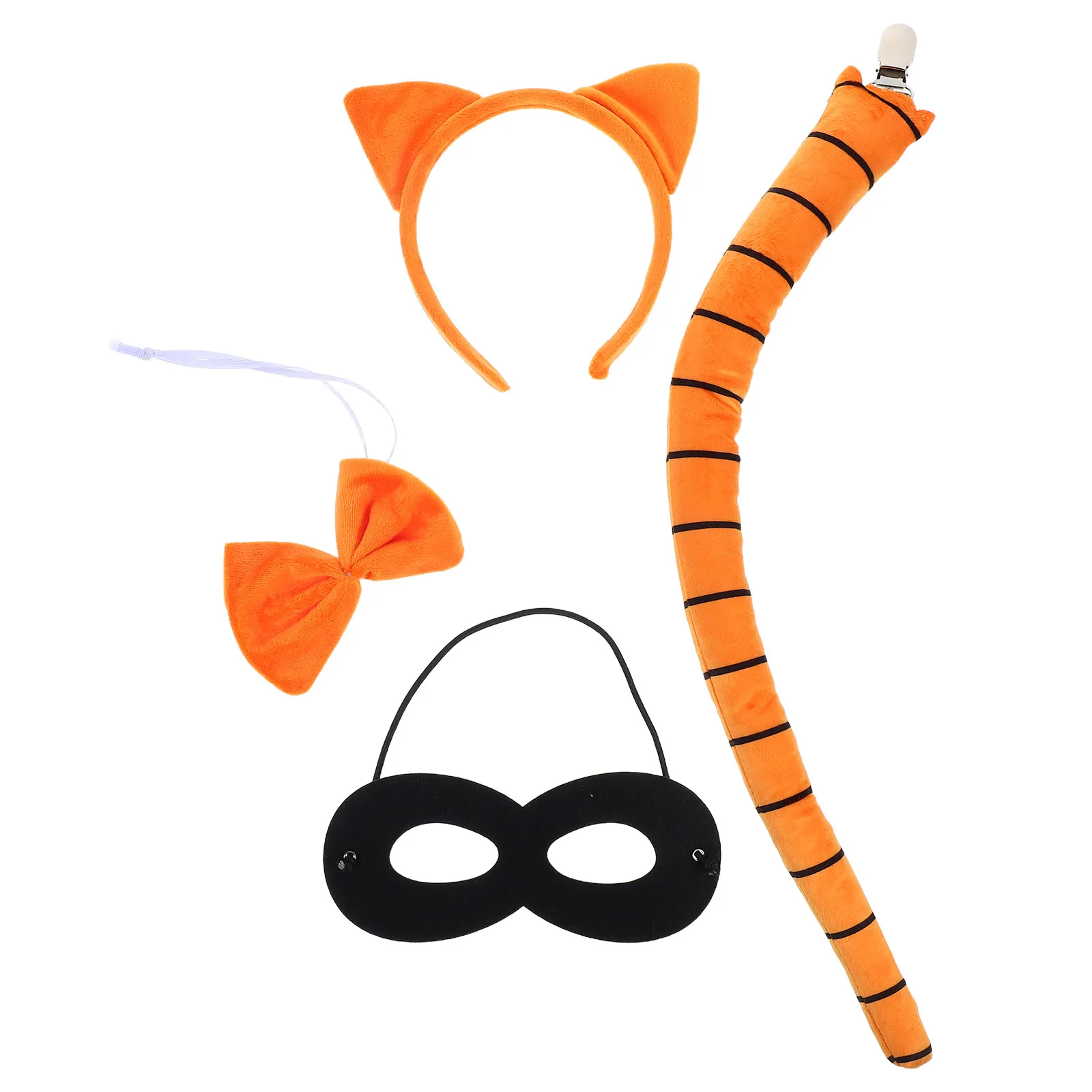 4 pcs Cat Ear Headband Eye Mask Orange Adjustable Kids Costume Accessories Halloween Party Cosplay Costumes Women Ears Hairband
4 pcs Cat Ear Headband Eye Mask Orange Adjustable Kids Costume Accessories Halloween Party Cosplay Costumes Women Ears Hairband