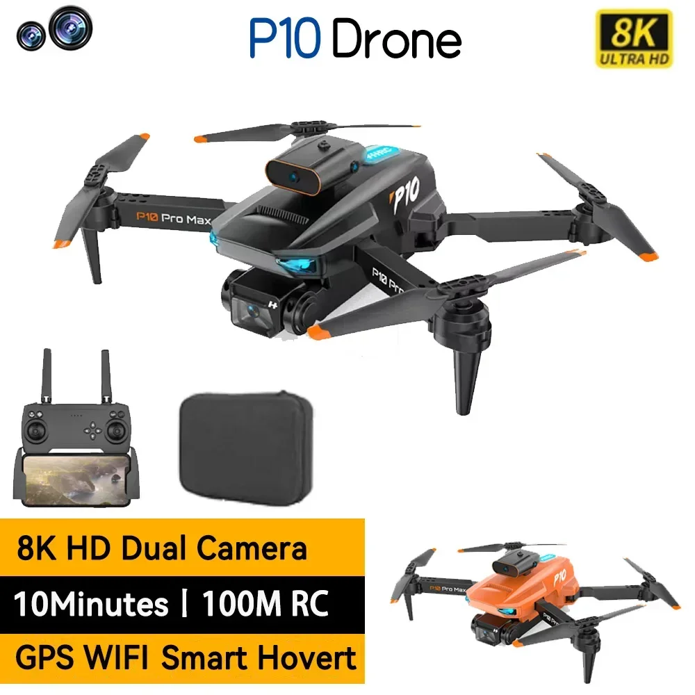 P10 Дрон Профессиональный 4k Hd Камера Esc Wi-Fi 5g Fpv Предотвращение препятствий Световой поток Квадрокоптер Дистанционное Управление Вертолет Игрушки Подарок
P10 Дрон Профессиональный 4k Hd Камера Esc Wi-Fi 5g Fpv Предотвращение препятствий Световой поток Квадрокоптер Дистанционное Управление Вертолет Игрушки Подарок