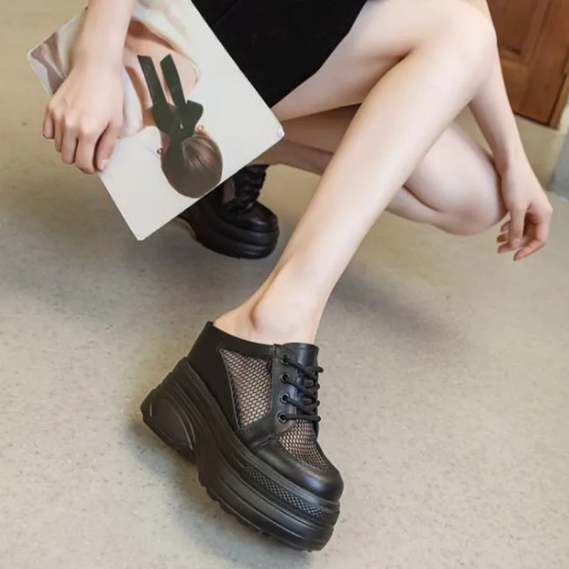 10cm Small Size 33-40 Comfortable Shallow Mouth Soft Leather Platform Shoes 2026 Spring Summer Super Heels Wedges Shoes for Mom
10cm Small Size 33-40 Comfortable Shallow Mouth Soft Leather Platform Shoes 2026 Spring Summer Super Heels Wedges Shoes for Mom