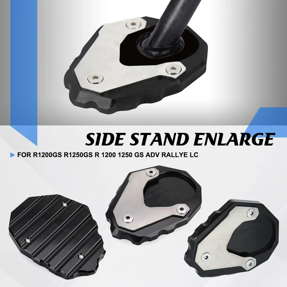 CNC Kickstand Foot Side Stand Enlarger Pad Plate Footrest Pedal Extension For BMW R1200GS R1250GS R 1200 1250 GS ADV Rallye LC
CNC Kickstand Foot Side Stand Enlarger Pad Plate Footrest Pedal Extension For BMW R1200GS R1250GS R 1200 1250 GS ADV Rallye LC