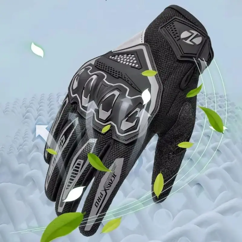 Breathable Touch Screen Summer Riding Gloves PVC Full Finger Lightweight Comfortable Unisex Guante for Motorcycle and Cycling
Breathable Touch Screen Summer Riding Gloves PVC Full Finger Lightweight Comfortable Unisex Guante for Motorcycle and Cycling