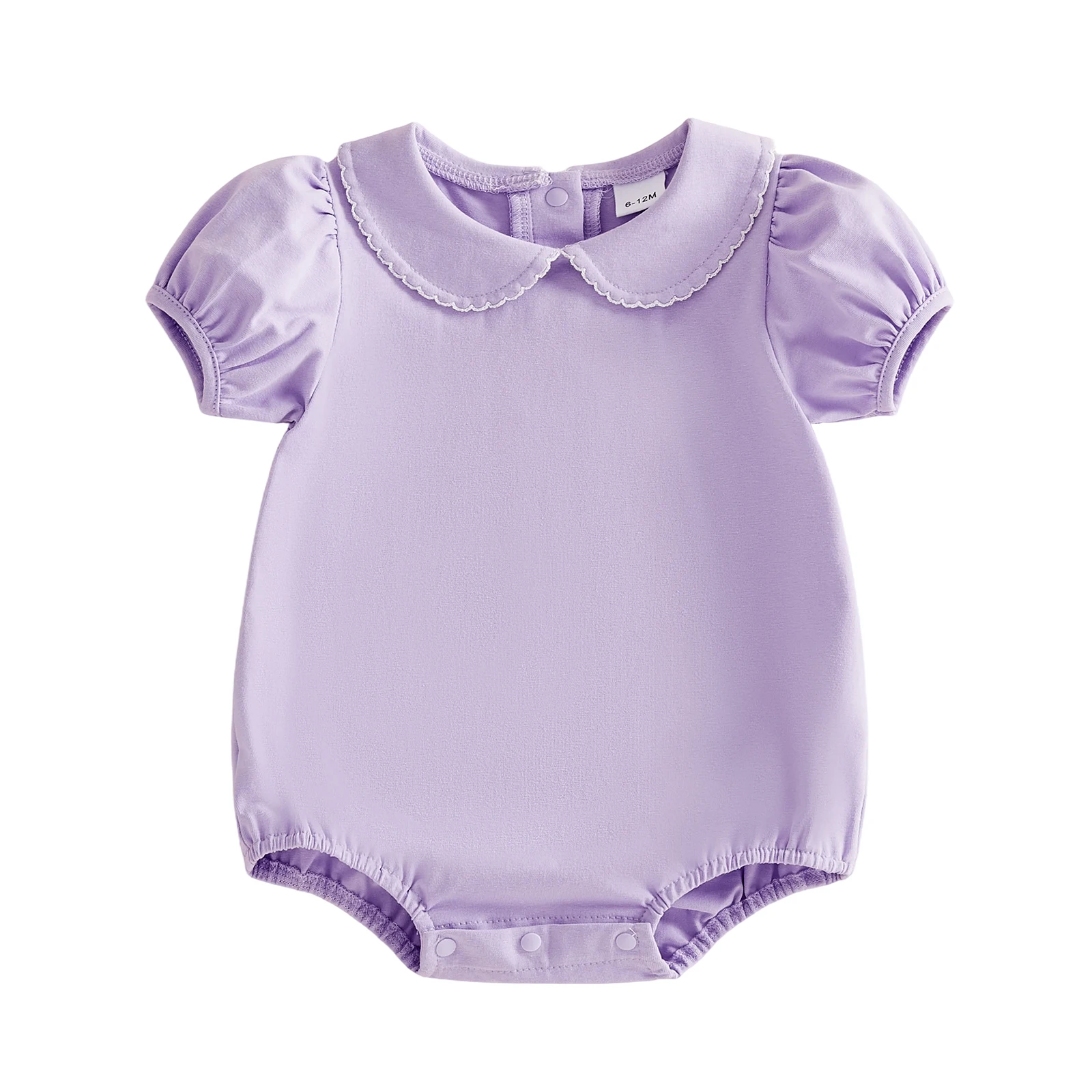 Baby Girls Summer Romper Solid Color Short Sleeve Doll Collar Bubble Jumpsuit Streetwear
Baby Girls Summer Romper Solid Color Short Sleeve Doll Collar Bubble Jumpsuit Streetwear