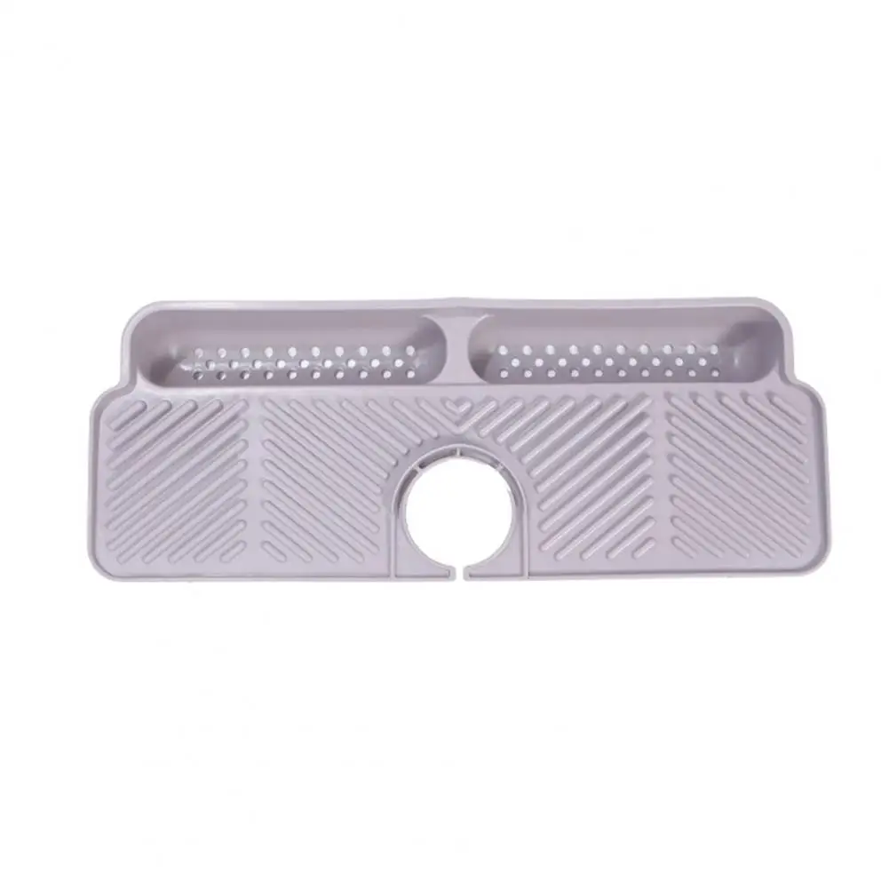 Water-absorbent Sink Mat Silicone Kitchen Sink Faucet Mat with Drain Pad Sponge Holder Tray Splash Guard Organizer for Bathroom
Water-absorbent Sink Mat Silicone Kitchen Sink Faucet Mat with Drain Pad Sponge Holder Tray Splash Guard Organizer for Bathroom