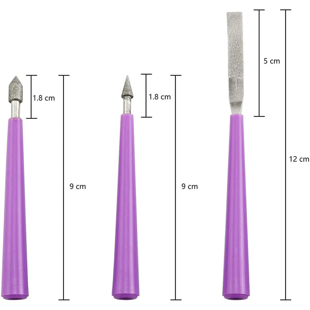 Hole Puncher Needle Grinding Bar Set Anti-Skid Handle Craft Bead Reamer Enlarging Tool Jewelry Making Gift
Hole Puncher Needle Grinding Bar Set Anti-Skid Handle Craft Bead Reamer Enlarging Tool Jewelry Making Gift