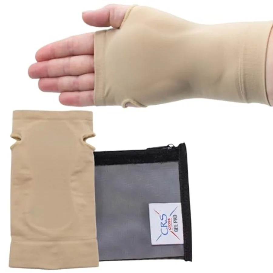 Carpal Tunnel Gel Sleeve. Cushioning Contoured Gel Pad to Protect Wrist, Hand and Palm. Fits Right or Left Hand. For Sports or
Carpal Tunnel Gel Sleeve. Cushioning Contoured Gel Pad to Protect Wrist, Hand and Palm. Fits Right or Left Hand. For Sports or