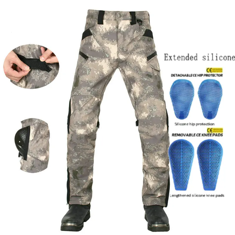 Volero Motorcycle Riding Jeans Motocross Knight Protection Pants High Waist water-repellent Breathable Trousers Camouflage
Volero Motorcycle Riding Jeans Motocross Knight Protection Pants High Waist water-repellent Breathable Trousers Camouflage