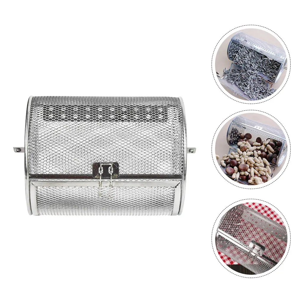 Stainless Steel Grilling Cage for Even Heating Roasting Nuts BBQ Basket Kitchen Tool Stainless Steel Rotisserie Grill Oven Fries
Stainless Steel Grilling Cage for Even Heating Roasting Nuts BBQ Basket Kitchen Tool Stainless Steel Rotisserie Grill Oven Fries