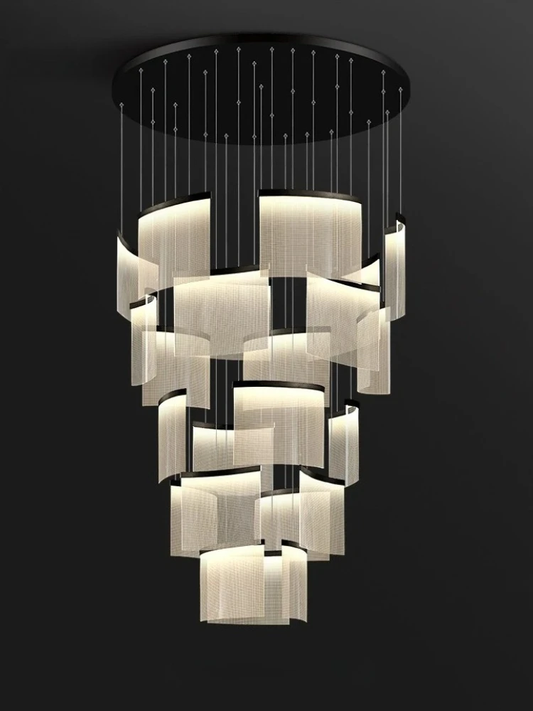 Modern Villa Duplex Staircase Chandelier Loft Apartment,designer Luxury Living Room Crystal Hanging Lamps Home Decor
Modern Villa Duplex Staircase Chandelier Loft Apartment,designer Luxury Living Room Crystal Hanging Lamps Home Decor