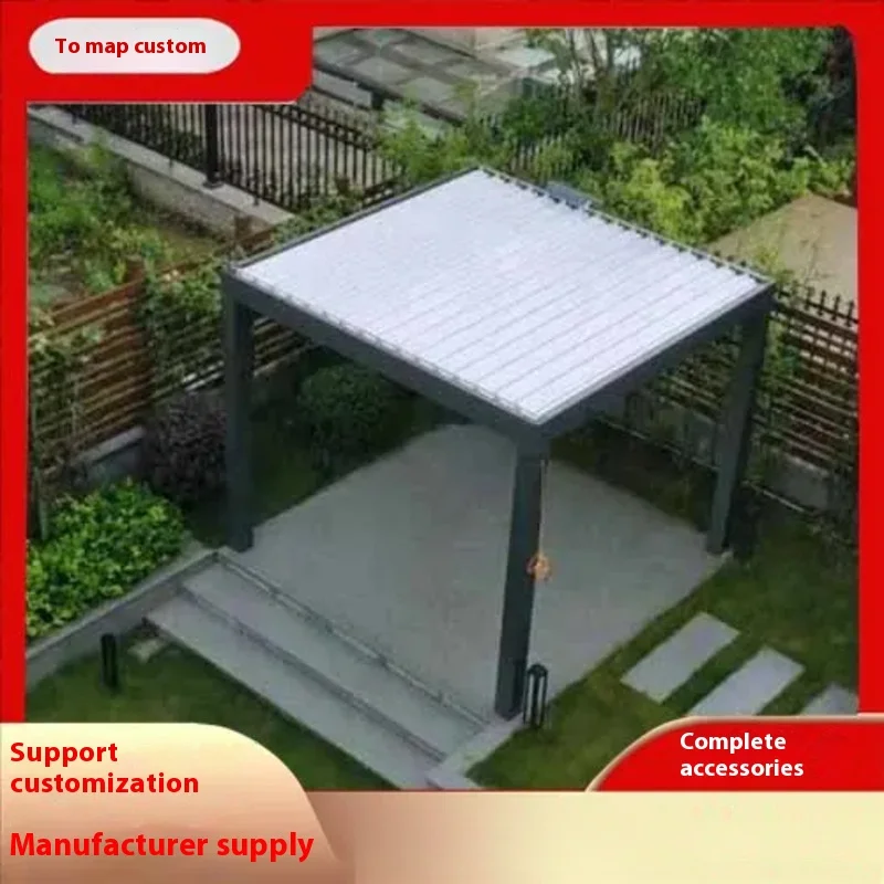 Outdoor Gazebo, Aluminum Alloy Electric Courtyard House, Sunshade, Garden Gazebo, Villa, Outdoor Sunroom
Outdoor Gazebo, Aluminum Alloy Electric Courtyard House, Sunshade, Garden Gazebo, Villa, Outdoor Sunroom