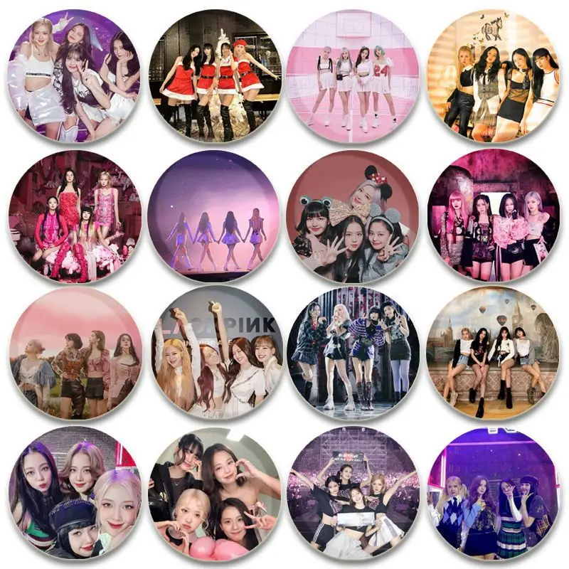 16Pcs Black Pink Premium Fan‑themed Merchandise Unique Signature‑Designed Brooches and Stylish Decorative Badge Pins
16Pcs Black Pink Premium Fan‑themed Merchandise Unique Signature‑Designed Brooches and Stylish Decorative Badge Pins