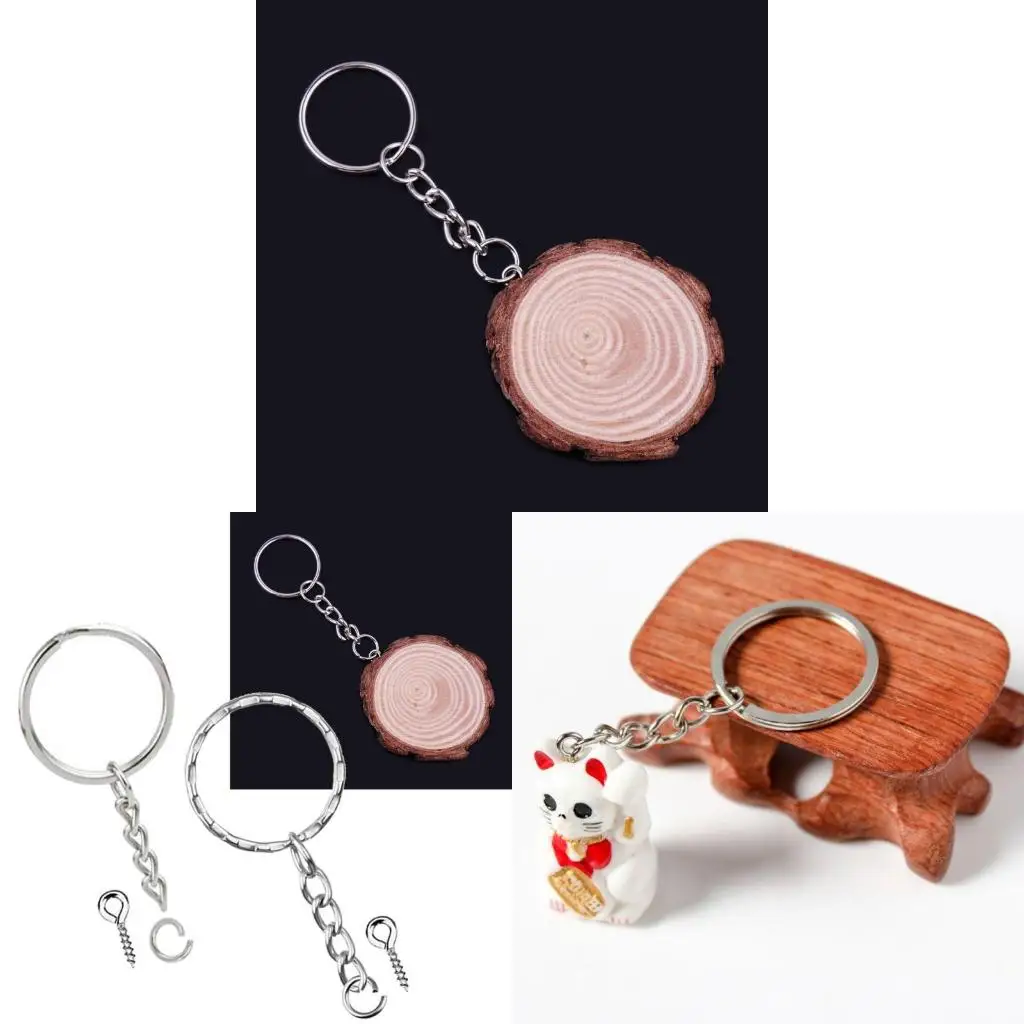 50 шт., набор колец для ключей с цепочкой и открытыми переходными кольцами с винтовой проушиной
50 шт., набор колец для ключей с цепочкой и открытыми переходными кольцами с винтовой проушиной