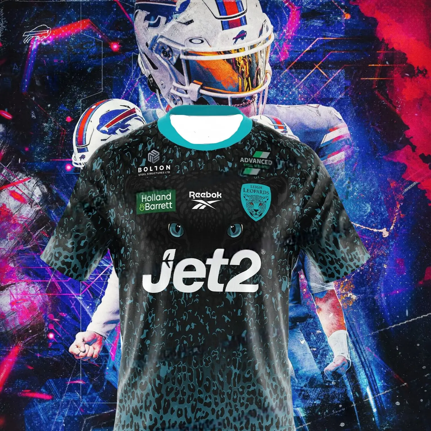2025 Rugby Sweatshirt Leigh Leopards Leopards Fashion Breathable Fast Drying Training Large Size T-shirt Sweat Absorption
2025 Rugby Sweatshirt Leigh Leopards Leopards Fashion Breathable Fast Drying Training Large Size T-shirt Sweat Absorption