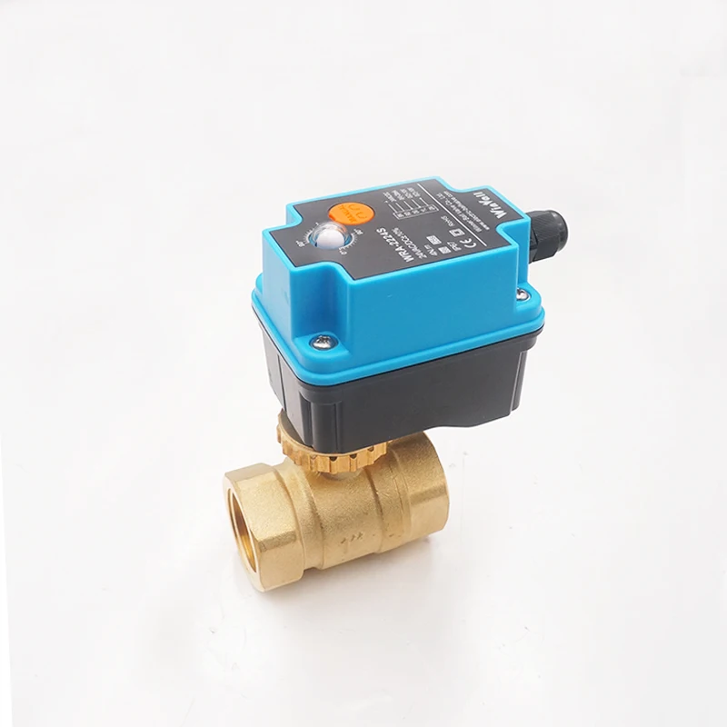 Winvall 8s Electric Actuator Control Valves 0-10V 4-20mA Modulating Motorized Brass Valves 24V AC/DC 2 Way Ball Valve for HVAC
Winvall 8s Electric Actuator Control Valves 0-10V 4-20mA Modulating Motorized Brass Valves 24V AC/DC 2 Way Ball Valve for HVAC