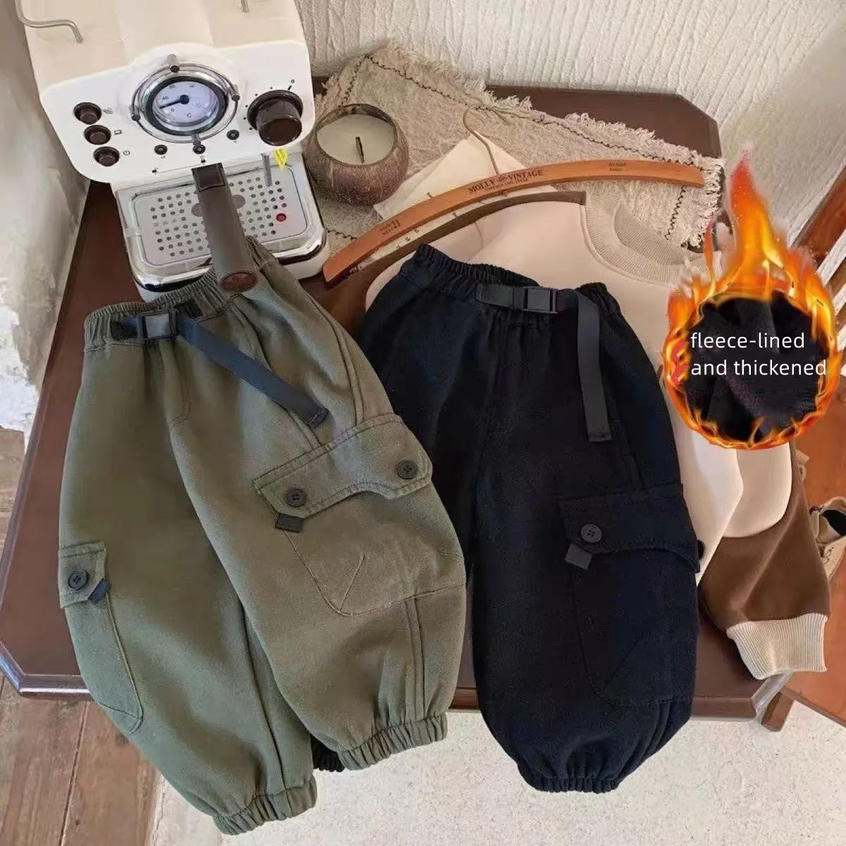 Kids Winter Boys' New Velvet Thick Pants Children's Warm and Loose Casual Cotton Pants Kids Trousers 
Kids Winter Boys' New Velvet Thick Pants Children's Warm and Loose Casual Cotton Pants Kids Trousers