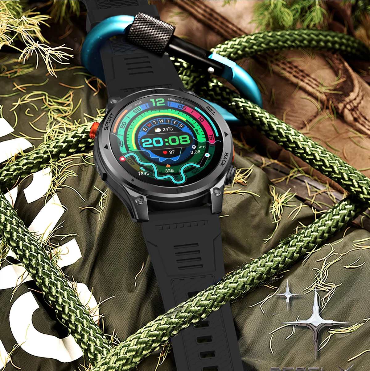 2026 Military Grade GPS Smart Watch for Men GNSS Swim-Ready Waterproof Compass Altimeter BT Call Outdoor Sports Tracking Watche
2026 Military Grade GPS Smart Watch for Men GNSS Swim-Ready Waterproof Compass Altimeter BT Call Outdoor Sports Tracking Watche