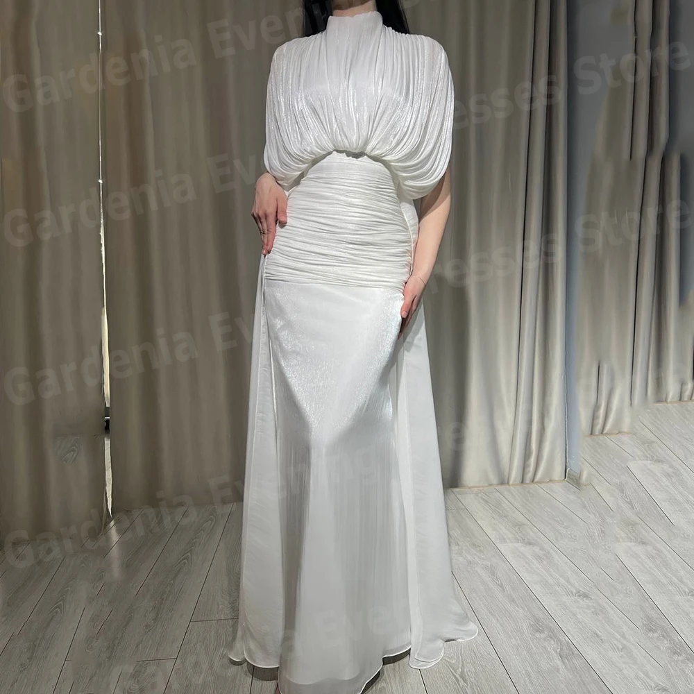 2025 Beautiful Mermaid Women's Evening Dresses High Neck Pleated Prom Gowns Customized Formal Party Vestido De Gala Noche Mujer
2025 Beautiful Mermaid Women's Evening Dresses High Neck Pleated Prom Gowns Customized Formal Party Vestido De Gala Noche Mujer