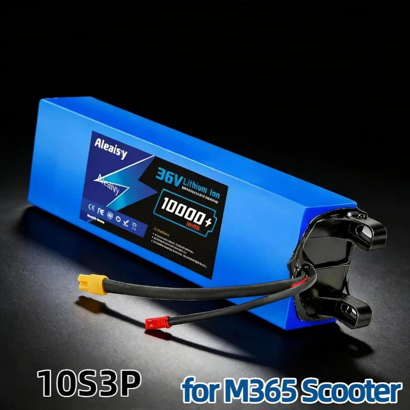 10S3P 36V 10Ah Lithium Battery Pack–500W High Capacity with BMS Same Port 42V Replacement Power Battery for Scooter M365 Durable
10S3P 36V 10Ah Lithium Battery Pack–500W High Capacity with BMS Same Port 42V Replacement Power Battery for Scooter M365 Durable